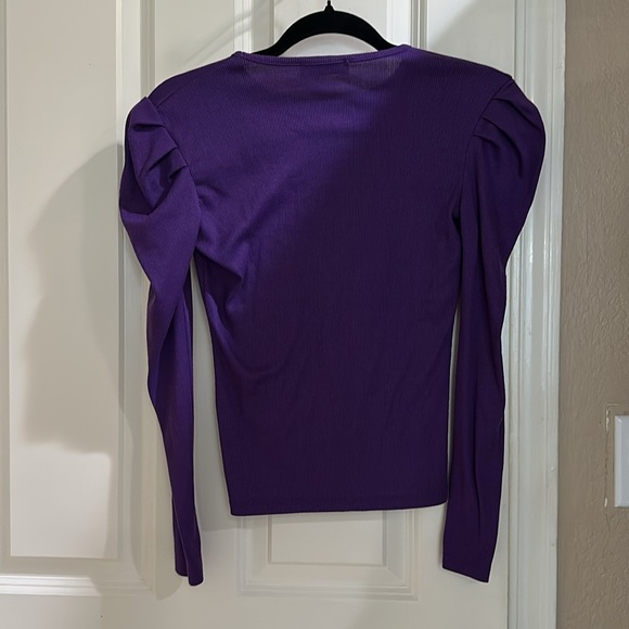 Elegant Purple Women's Top - Picture 3 of 5